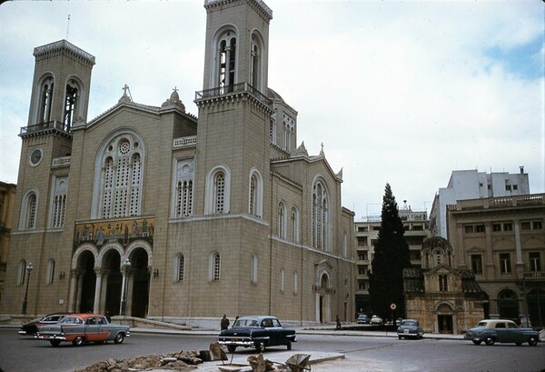 Αγνώριστοι κεντρικοί δρόμοι της Αθήνας το 1959