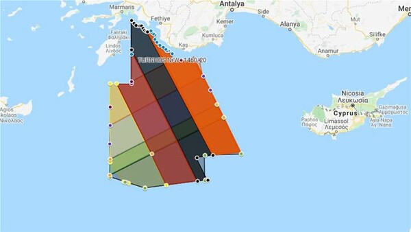 Oruc Reis: Κοντά στο Καστελόριζο το τουρκικό ερευνητικό πλοίο