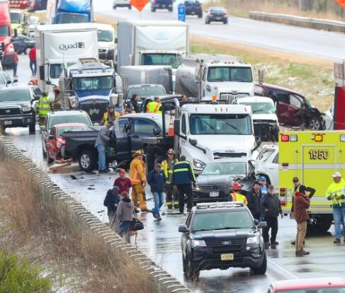 Καραμπόλα 80 οχημάτων στο Γουισκόνσιν - Νεκρή μια 37χρονη