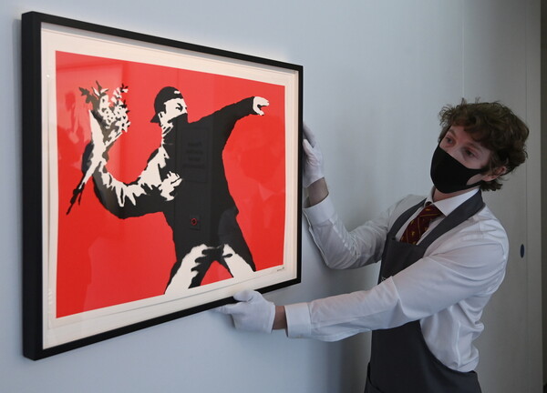 Sotheby's to accept bitcoin, ethereum for Banksy auction