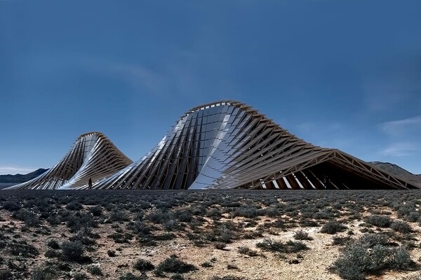 «Solar Mountain»: Μια μόνιμη εγκατάσταση τέχνης που θα τροφοδοτεί με ηλεκτρική ενέργεια φεστιβάλ στη Νεβάδα