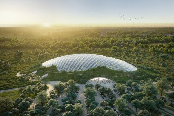 Designs unveiled for the world's largest single-domed greenhouse