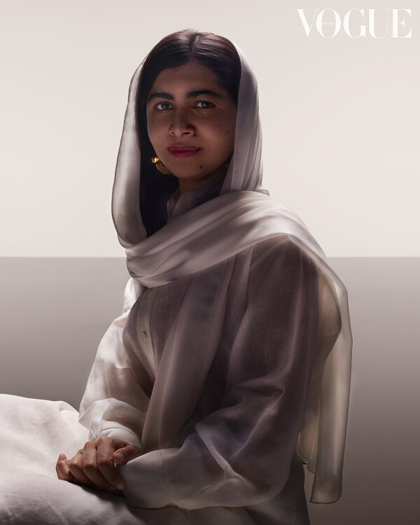 'I know the power that a young girl carries in her heart': Malala unveiled as new Vogue cover star