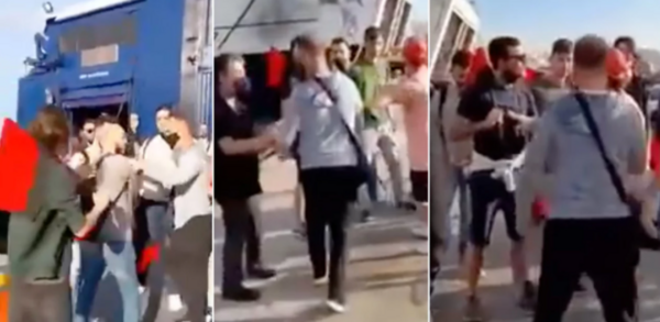 Σκηνές έντασης στον Πειραιά: Επιβάτες επιτέθηκαν σε απεργούς: «Άντε βρείτε καμιά δουλειά» - Βίντεο