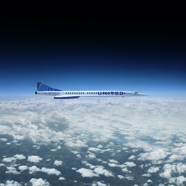 United Airlines Teases Images Of Its New Supersonic Jets For Commercial Flights