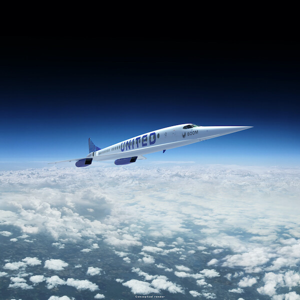 United Airlines Teases Images Of Its New Supersonic Jets For Commercial Flights