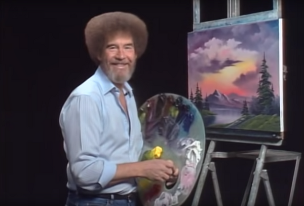 O Bob Ross απέκτησε τη δική του Ψηφιακή γκαλερί τέχνης με 401 έργα