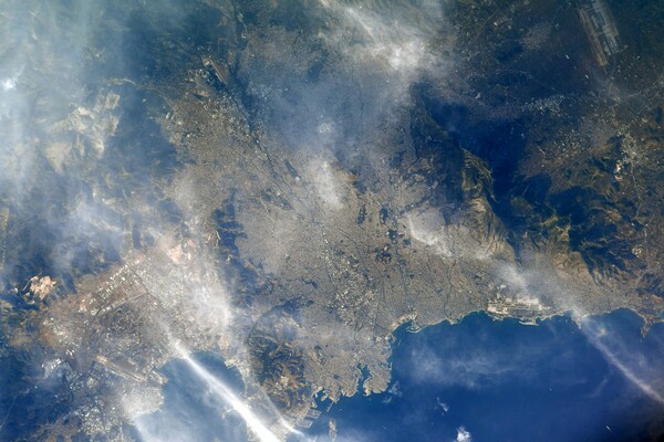 Η Αθήνα από το διάστημα- Η φωτογραφία Αμερικανού αστροναύτη από τον ISS