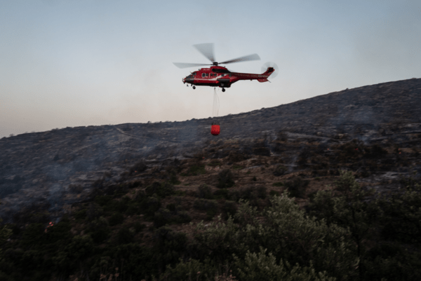 Πυρκαγιά στη Χασιά στον δήμο Φυλής 