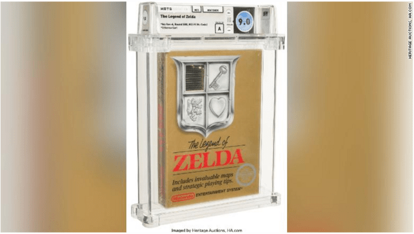 Τιμή ρεκόρ για βιντεοπαιχνίδι: Το «The Legend of Zelda» πουλήθηκε για 870.000$ σε δημοπρασία