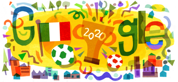Euro 2020: Τo Google doodle για τον θρίαμβο της Ιταλίας