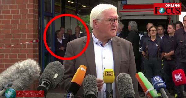 «Οργή» στη Γερμανία: Ο πρωθυπουργός γελάει, ενώ ο πρόεδρος μιλά για τα θύματα των καταστροφών - Βίντεο