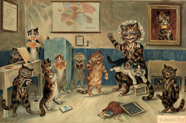 Λούις Γουέιν: Ο άνθρωπος που αγαπούσε τις γάτες και τις έκανε έργα τέχνης