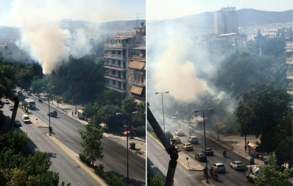 Εστία φωτιάς εξουδετερώθηκε στο Πεδίον του Άρεως