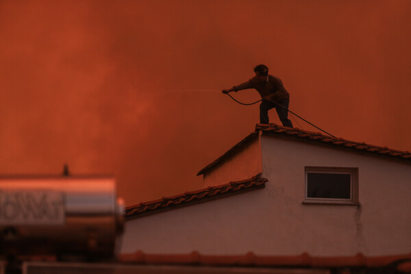 Η βόρεια Εύβοια κάηκε από την μία άκρη ως την άλλη: Η φωτιά σαρώνει δάση και σπίτια