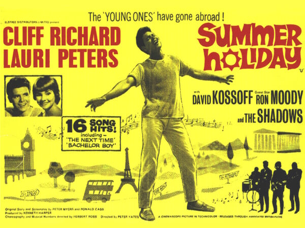 H ταινία “Summer Holiday” (1963), με τις μουσικές και τα τραγούδια των περίφημων Cliff Richard and The Shadows, είχε γυριστεί και στην Ελλάδα