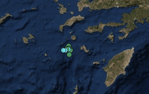 Σεισμός 4,3 Ρίχτερ έξω από τη Νίσυρο