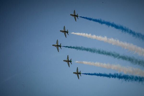 Athens Flying Week: Εικόνες από τις αεροπορικές επιδείξεις στην Τανάγρα