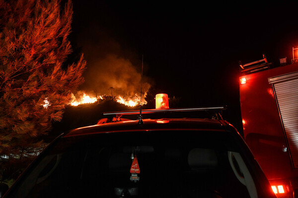 Φωτιά σε δασική έκταση στα Νεόκτιστα Ασπροπύργου- Ισχυρές πυροσβεστικές δυνάμεις στην περιοχή