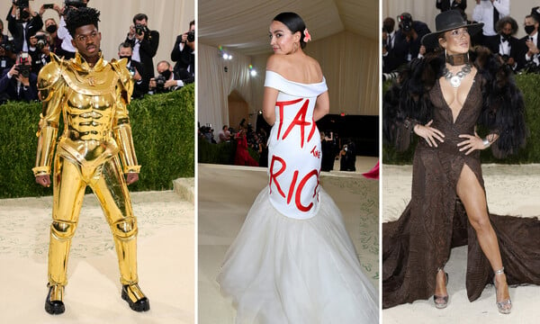 Met Gala 2021: Το φόρεμα «Tax the Rich» της Alexandria Ocasio-Cortez και το φιλί των Bennifer - 8 στιγμές που ξεχώρισαν