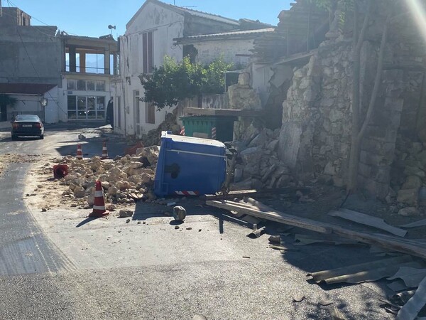Κρήτη: Ένας νεκρός από τον σεισμό των 5,8 Ρίχτερ, αναφορές για εγκλωβισμένους - Βίντεο
