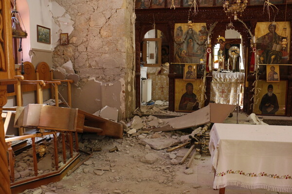Σεισμός στο Ηράκλειο: Η στιγμή που «χτύπησε» ο Εγκέλαδος (Βίντεο)