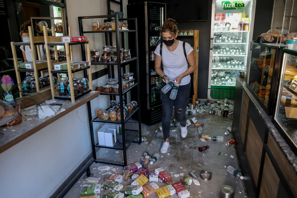 Σεισμός στο Ηράκλειο: Νέες καταρρεύσεις κτισμάτων με ζημιές- Εικόνες καταστροφής από drone