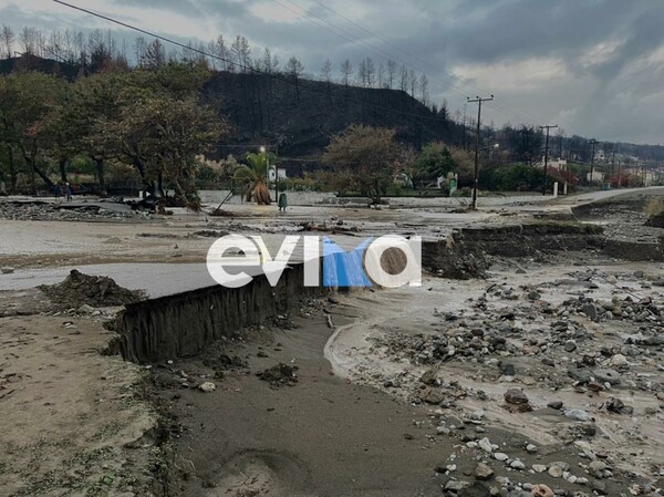 Βόρεια Εύβοια: Καταστροφικές πλημμύρες από το κύμα κακοκαιρίας - «Η κατάσταση είναι δραματική»