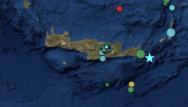 Πανίσχυρος σεισμός 6,3 Ρίχτερ ανοικτά της Κρήτης