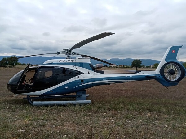 «Περιπέτεια» για ελικόπτερο στο πέρασμα της Πίνδου- Προσγειώθηκε σε χωράφι