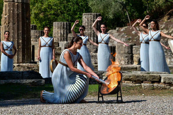 αφή της Oλυμπιακής Φλόγας