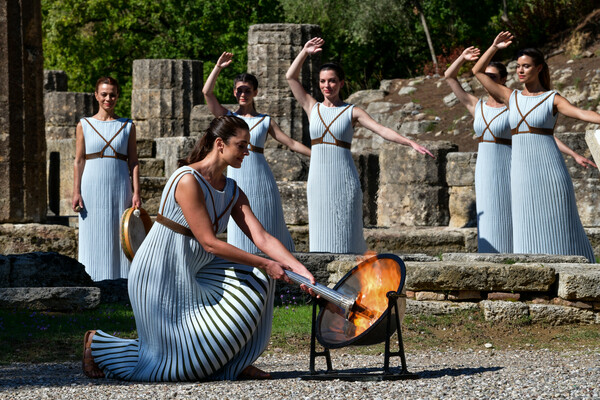 αφή της Oλυμπιακής Φλόγας