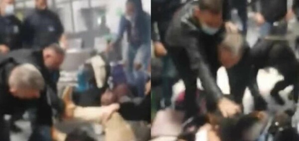 Ζάκυνθος: Σκληρές εικόνες στο αεροδρόμιο- Αστυνομικοί τραβούν μετανάστες από τα πόδια