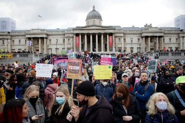 Διαμαρτυρία για την κλιματική κρίση στο Λονδίνο
