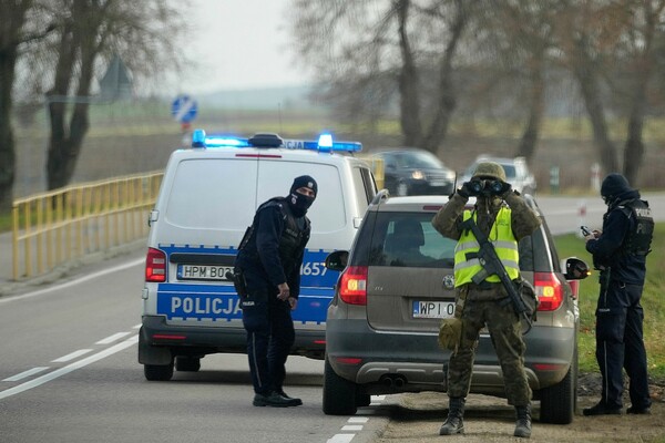 Αστυνομία κοντά στα σύνορα Πολωνίας-Λευκορωσίας