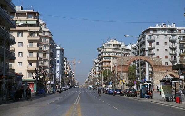Δρόμος στη Θεσσαλονίκη