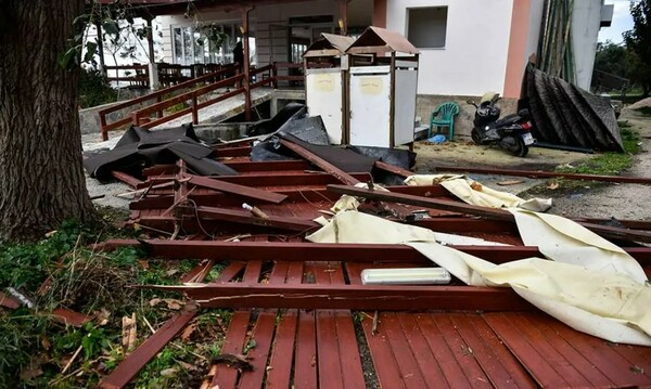 Κακοκαιρία: Προβλήματα και καταστροφές σε Δυτική Ελλάδα και Θεσσαλία - Ανεμοστρόβιλος «χτύπησε» την Πρέβεζα
