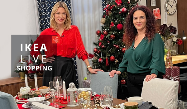 Με επιτυχία ολοκληρώθηκε το Χριστουγεννιάτικο IKEA Live Shopping Event με τη Βίκυ Καγιά στο IKEA.gr! 