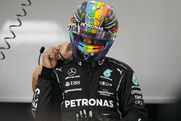 Lewis Hamilton makes history winning inaugural Saudi Arabian Grand Prix in defiant Pride helmet