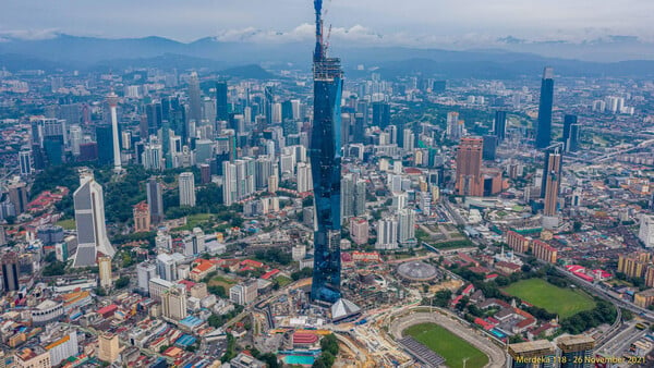 Merdeka 118: Με ύψος 678,9 μ. θα είναι σύντομα το δεύτερο ψηλότερο κτήριο στον κόσμο