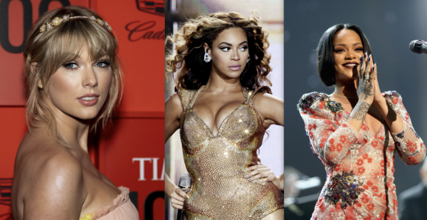 Rihanna, Beyonce και Taylor Swift στη λίστα του Forbes
