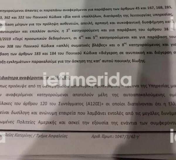 Πιερία: Πώς έγινε η επίθεση στον Γυμνασιάρχη από τους «Θεματοφύλακες του συντάγματος»