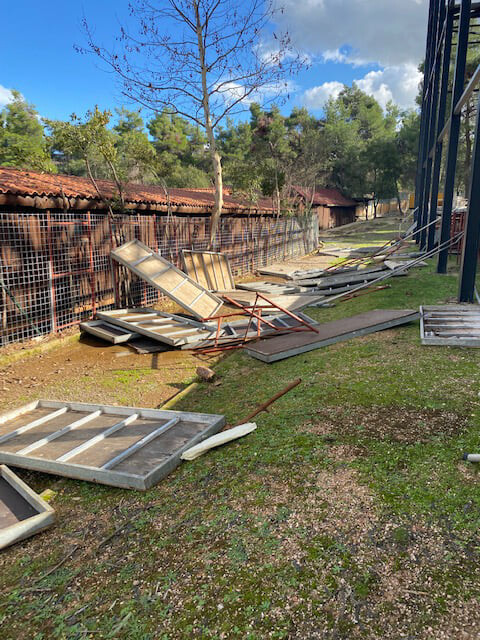 Κακοκαιρία: Σοβαρές ζημιές στις εγκαταστάσεις του Terra Vibe Park
