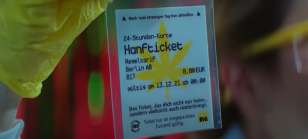 Βρώσιμα εισιτήρια με λάδι κάνναβης στα ΜΜΜ του Βερολίνου