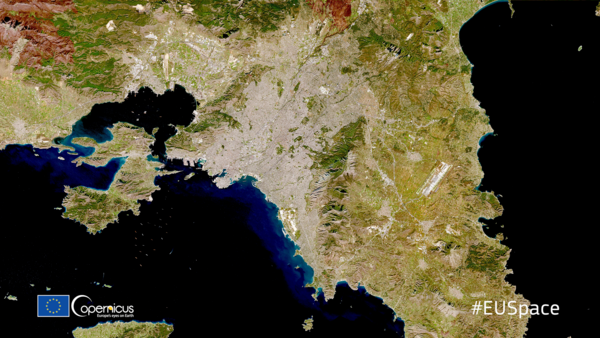 Η Αθήνα από το διάστημα- Από ύψος 786 χιλιομέτρων