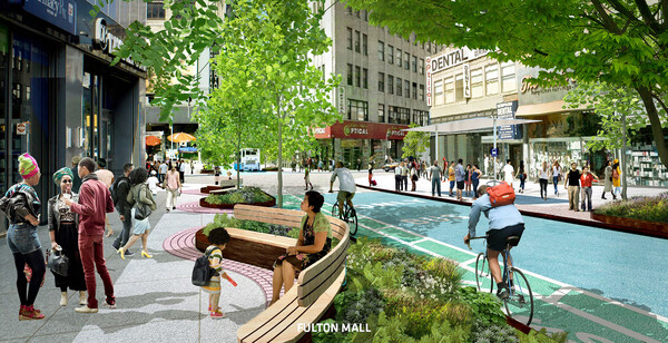 Το Μπρούκλιν μεταμορφώνεται: Φυτεύονται δέντρα, ετοιμάζονται πάρκα και δρόμοι μόνο για πεζούς