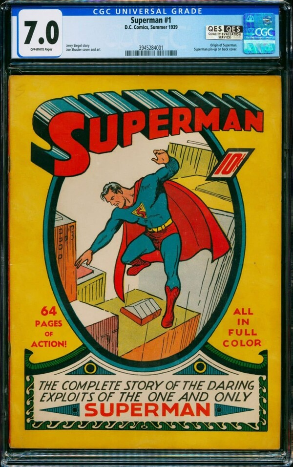Πρώτο τεύχος του Superman που κόστιζε 10 σεντς πωλήθηκε 2,6 εκατ. $ σε δημοπρασία