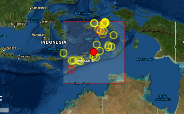 Ινδονησία: Σεισμός μεγέθους 7,2 βαθμών στα νησιά Μπάρατ Ντάγια 