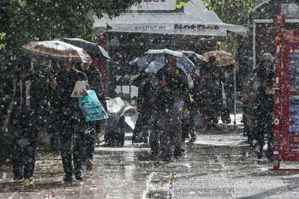 Καιρός: Καταιγίδες και πτώση θερμοκρασίας - Πού αναμένεται χιόνι και χαλάζι