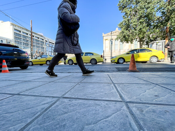 Νέα πεζοδρόμια από «ψυχρά υλικά» στον Δήμο Αθηναίων